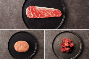 【福袋】年末年始を豪華に♪里山牛ステーキ2種＋ハンバーグセット（1.0kg）