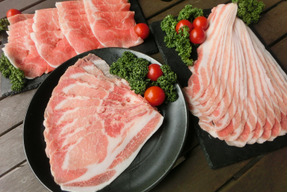 <脂が甘くてさっぱり!>薄切り豚肉1.6kg詰め合わせ【冬ギフト】4部位を食べ比べしよう!