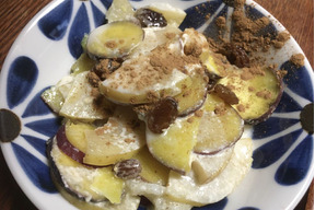 さつまいも&りんごのミルク煮　🍠🍎