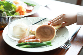 米粉のパンケーキ