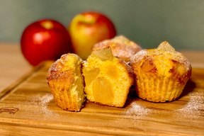 りんごのマフィン