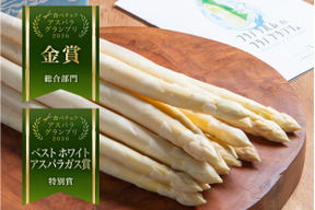 【北海道 上富良野産】春を楽しむホワイトアスパラガス2L 800g 🌿✨ ✨🏆2025年通販発送  約4,500件以上👑食べチョク 全国アスパラグランプリ 2026 三冠👑獲得！！