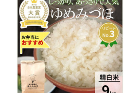日本農業賞大賞受賞 令和８年産ゆめみづほ9kg精白米