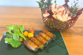 新生姜の肉巻き