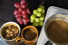 シャインマスカットのホットスムージー