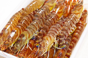 沖縄久米島で育った！プリっぷりっ鮮度抜群！活〆急速冷凍車海老（500g/25〜29尾/中）