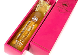 【夏ギフト】ピンクのブルーベリービネガー500ml【希少品種使用、フルーティーで飲みやすい】