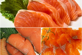 💐【母の日ギフト】【山梨発ブランド鱒】【富士の介】 お刺身用柵 / 冷燻 / 温燻 / (合計 450g以上)【食べ比べ】