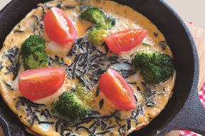 ひじきのスパニッシュ風オムレツ