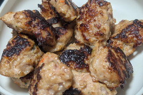 青森シャモロックのつくね焼き