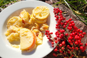 Merry Xmasりんごとレモン🍋のクラフティ