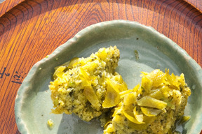 　ブロッコリー&お茶&レモン🍋ケーキ