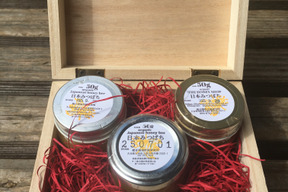 【母の日ギフト】天然日本蜜蜂のハチミツ50g/3種set   【the gift】味比べセット
（熨斗対応可）
