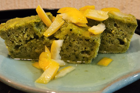 改訂版レモン&ブロッコリー&抹茶のパウンドケーキ