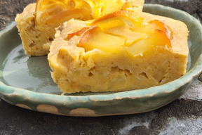 砂糖・バター不使用🎵レモン🍋りんご🍎バナナ🍌の健康ケーキ