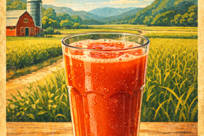 作ったソースで簡単トマトジュース