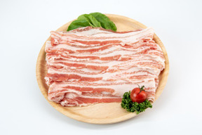 《放牧和豚》バラ 2mmスライス 300g【しゃぶしゃぶ/肉巻き】