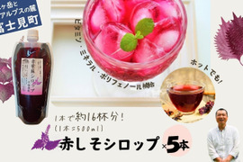 赤紫蘇シロップ6倍希釈610ｇ(500㎖)×5個