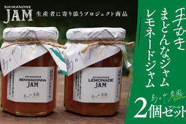 島のね まどんなジャム / レモネードジャム 各150g 2個セット【生産者に寄り添うプロジェクト商品】