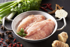 お試し！鮮度そのまま冷凍 みつせ鶏瞬冷むね肉500g