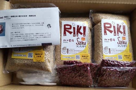 【女性に人気】酵素玄米が作れるセット！新潟県秋山農場産コシヒカリ「Riki-Saku」玄米使用　5合分の酵素玄米のセット×3回分 レシピ付き