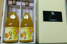 【濃厚な甘味のなつみ　2本セット】　なつみ完熟贅沢絞りジュース720㎖の2本セット