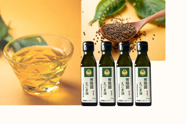 生搾り！『常陸圀えごま油』（ご家庭用・100g×4本）／非加熱圧搾法