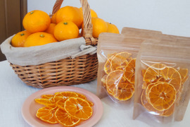 パリパリ食感！自然栽培みかんチップ