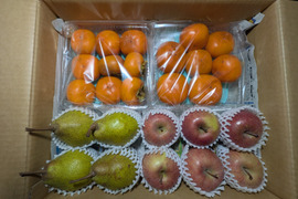 柿、リンゴ、洋ナシ