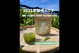 ＊2025年新茶＊【溶かすだけ簡単パウダータイプ】不思議な味わい!煎茶と抹茶の良いとこどり♪ 深蒸しかぶせ茶powder40g(約40杯分) 農薬・化学肥料・除草剤・畜産堆肥不使用　宇治茶100%
