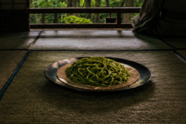 【9周年感謝祭】【ギフト】【国産抹茶使用】【冷凍】『蔵王蕎麦 極』150g×4食