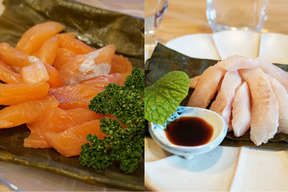 ねっとり感がたまらない！イワナ・ニジマス2種の昆布〆食べ比べセット