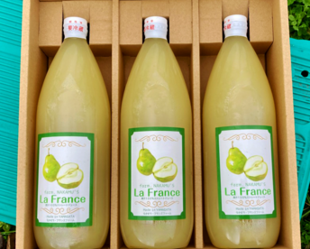 🍐濃厚！『ラ･フランス100％ストレートジュース』１ℓ３本【母の日ギフト】
