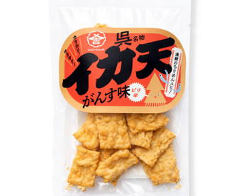 10日までのお試し価格新商品販売記念セール6袋セットちりめんのスナック　呉名物がんす味イカ天３７８円が３２４円【ポスト便】６個同梱　【すぐ発送】OK濃い味おつまみに