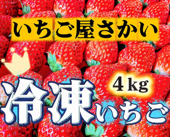送料お得！【冷凍イチゴ】４kg