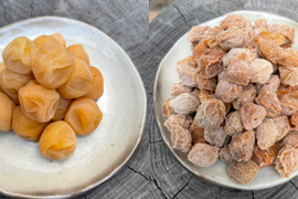 🍙【今だけ500円OFF】　
【無添加】群馬の梅　食べ比べセット　　　梅干し360g  乾燥梅干し300g