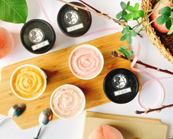 【冬ギフト】6品種の桃の食べ比べジェラート