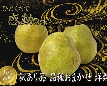 【限定100箱！先行特価】 10月中旬～11月上旬発送 【早出し洋梨品種おまかせ】 プロが食べ頃まで追熟！ 秀品 約2㎏ 家庭用・おすそ分けに丁度いい！ R07-01-01