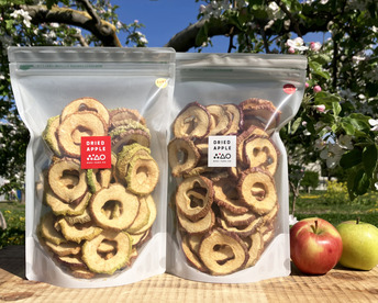【お得な大容量2袋セット】無添加干しりんご200g🍎ふじ・ミックス各1袋 青森県特別栽培りんごでつくりました✨