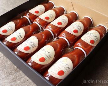 【熨斗対応可】高糖度・高リコピンミニトマトシュガープラム超濃厚ジュース10本ギフトセット、御中元・お歳暮などに(300178)