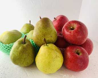 【冬ギフト】旬の詰め合わせ！ラフランスとふじりんご【3キロ満杯詰】