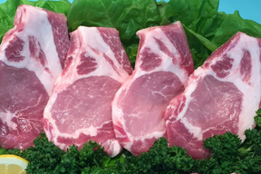 【ゲン担ぎ福袋】香心ポークロースかつステーキ用（厚切り1枚150ｇ*5）