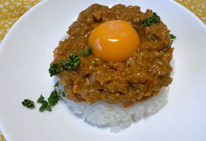 クリーミーりんごのキーマカレー🍎 (アレンジ)