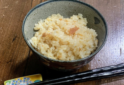 梅干しを使った炊き込みご飯
