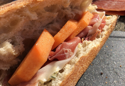 柿のくだものデリサンド