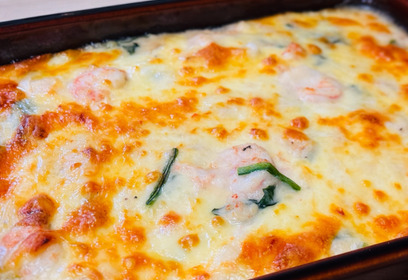 トロッとトロえびの和風グラタン