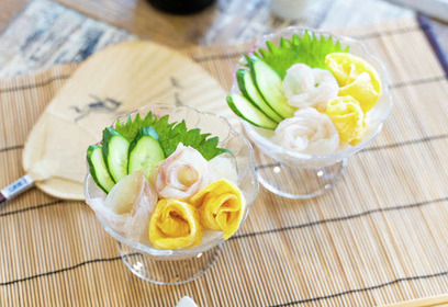 お子さんやお孫さんと一緒にお寿司パフェ！