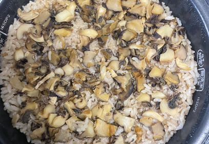 漁師直伝！絶品サザエ飯！