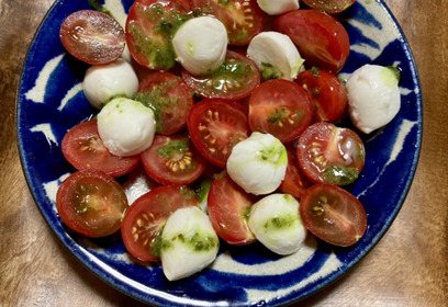 ミニトマトのカプレーゼ