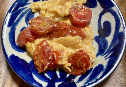 ミニトマトの中華炒め